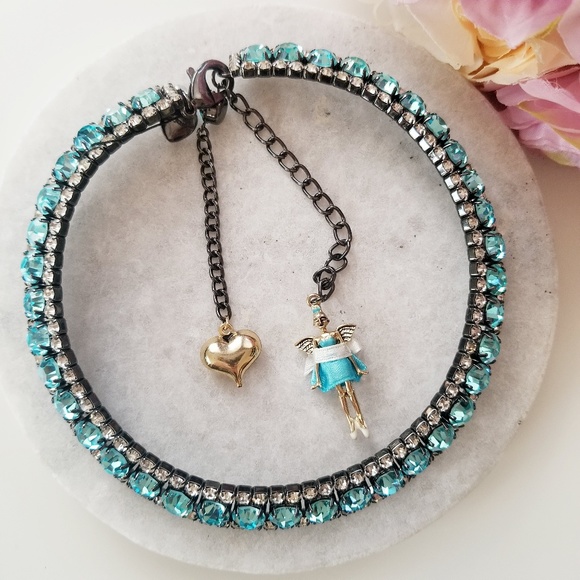 Betsey Johnson Jewelry - SOLD Betsey Johnson Snow Angel Collar Necklace